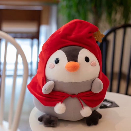 Penguin doll plush gift🧣❤️