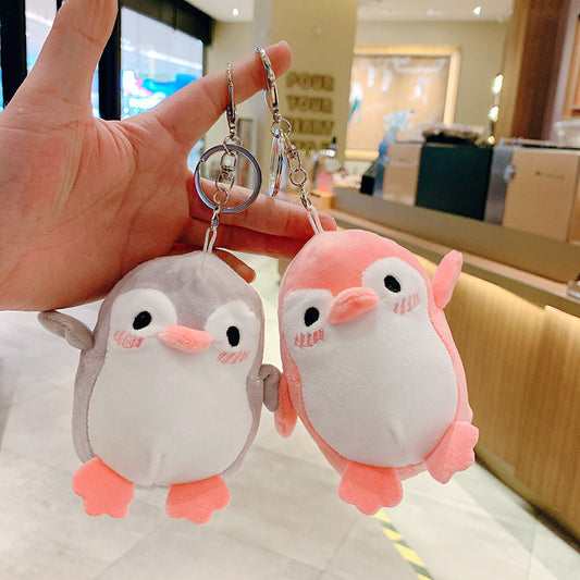 Penguin Plush Toy Keychain🩶🩷🩵